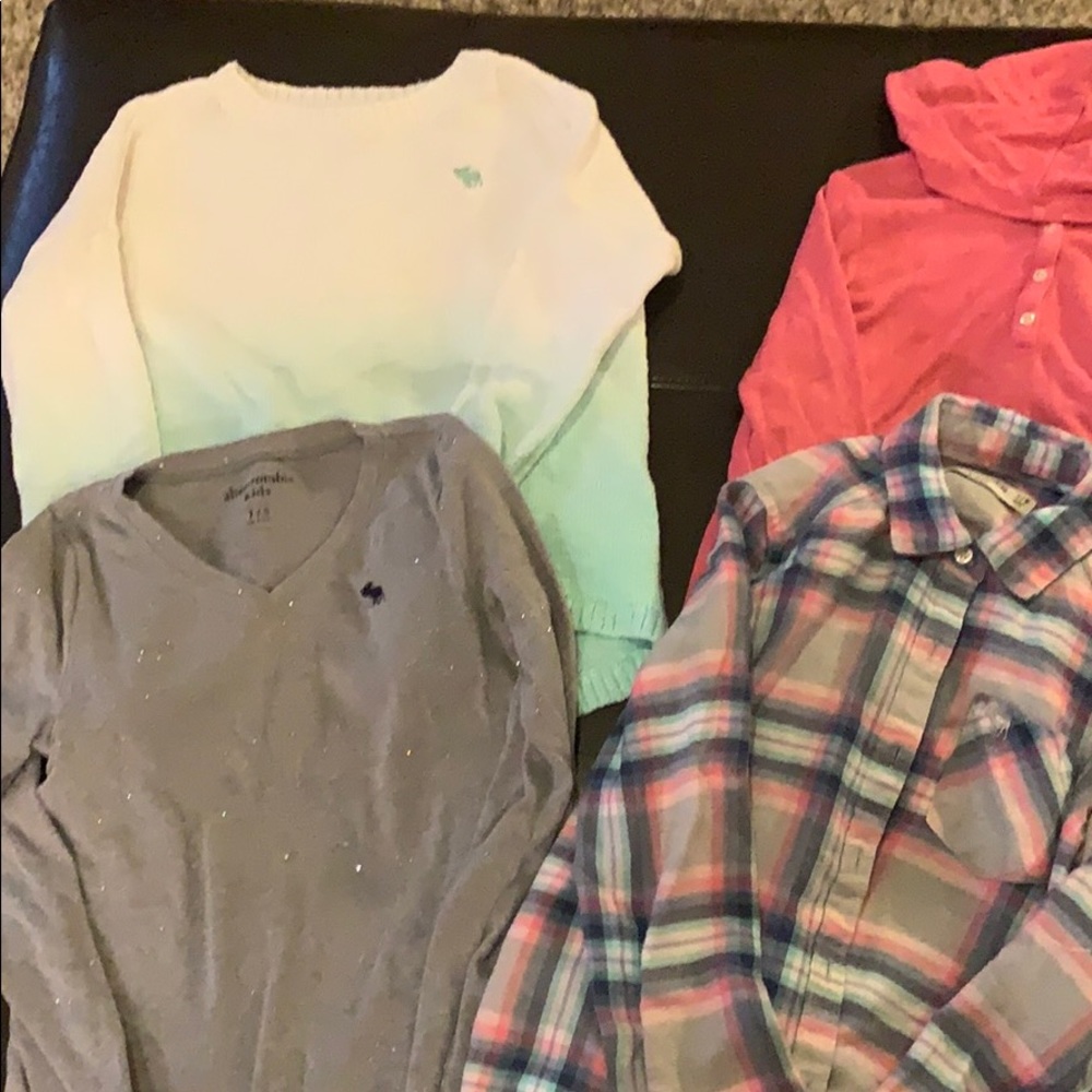 Abercrombie winter tops girls